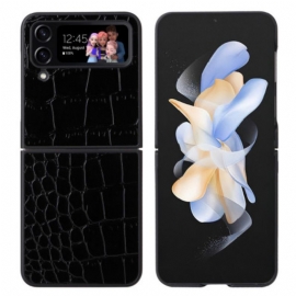 Kryty Na Mobil Na Samsung Galaxy Z Fold 4 Flipové Pouzdro Krokodýlí Textura