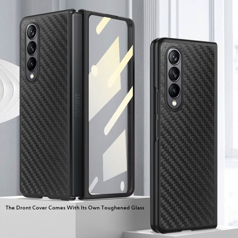 Kryty Na Mobil Na Samsung Galaxy Z Fold 4 Karbonové Vlákno A Mikrovlákno