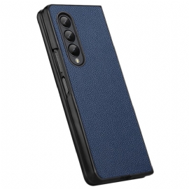 Kryty Na Mobil Na Samsung Galaxy Z Fold 4 Litchi Z Pravé Kůže