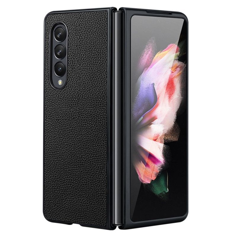 Kryty Na Mobil Na Samsung Galaxy Z Fold 4 Litchi Z Pravé Kůže