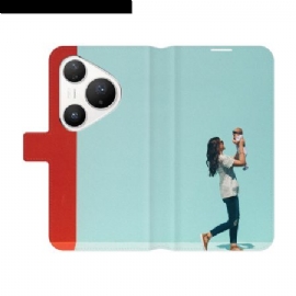 Kožený Kryt Huawei Pura 80 Pro Moderní