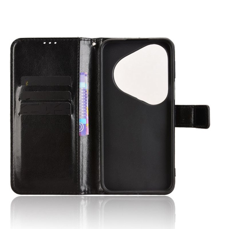 Kožený Kryt Na Huawei Pura 80 Pro Okázalá Umělá Kůže