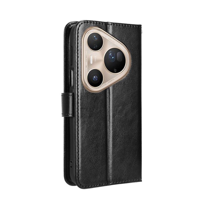 Kožený Kryt Na Huawei Pura 80 Pro Okázalá Umělá Kůže