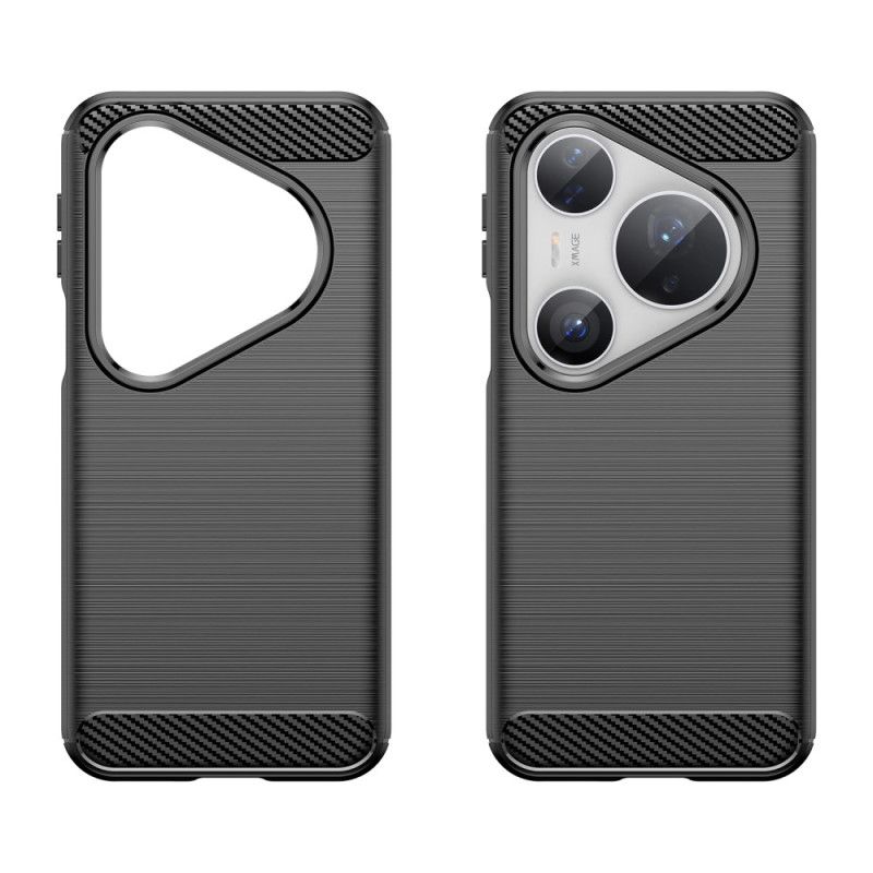 Kryt Huawei Pura 80 Pro Kartáčované Uhlíkové Vlákno