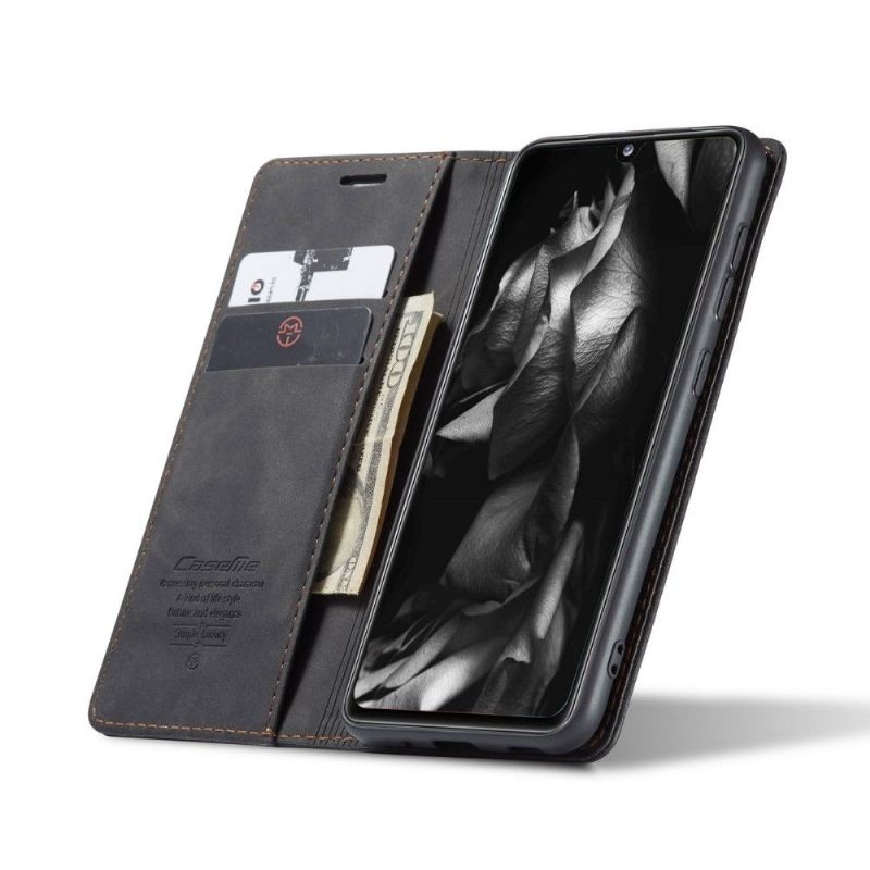Flipové Pouzdro Na Samsung Galaxy A41 Golias S Koženým Efektem