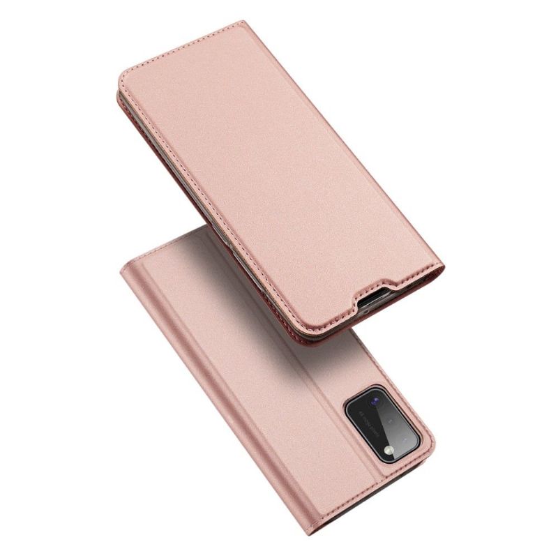 Flipové Pouzdro Na Samsung Galaxy A41 Saténový Povlak