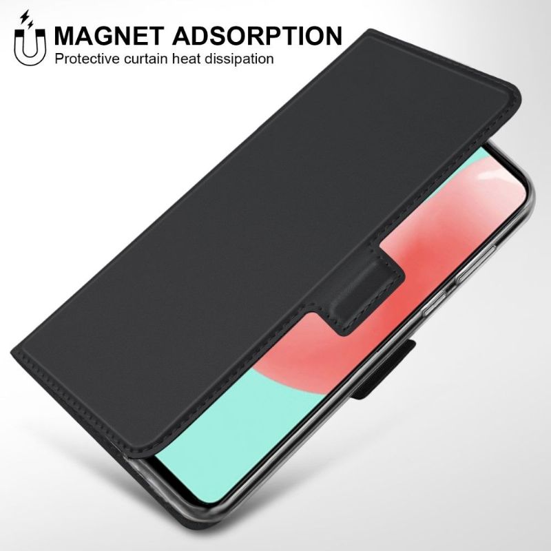 Kožené Pouzdro Na Samsung Galaxy A41 Flipové Pouzdro Stand Case