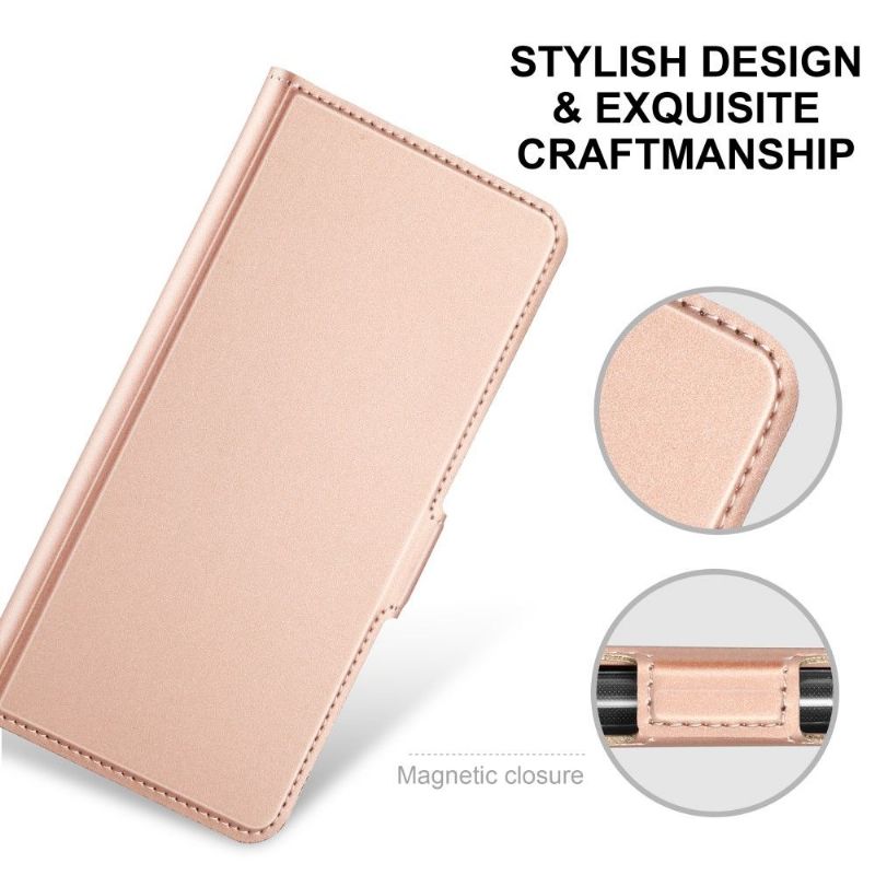 Kožené Pouzdro Na Samsung Galaxy A41 Flipové Pouzdro Stand Case