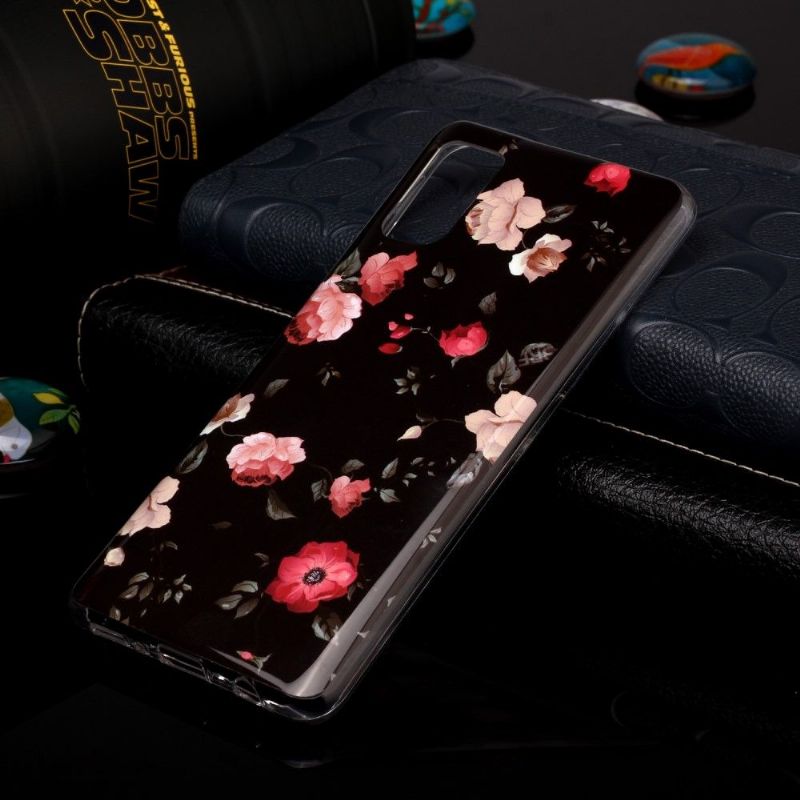 Kryty Na Mobil Na Samsung Galaxy A41 Svítící Květiny