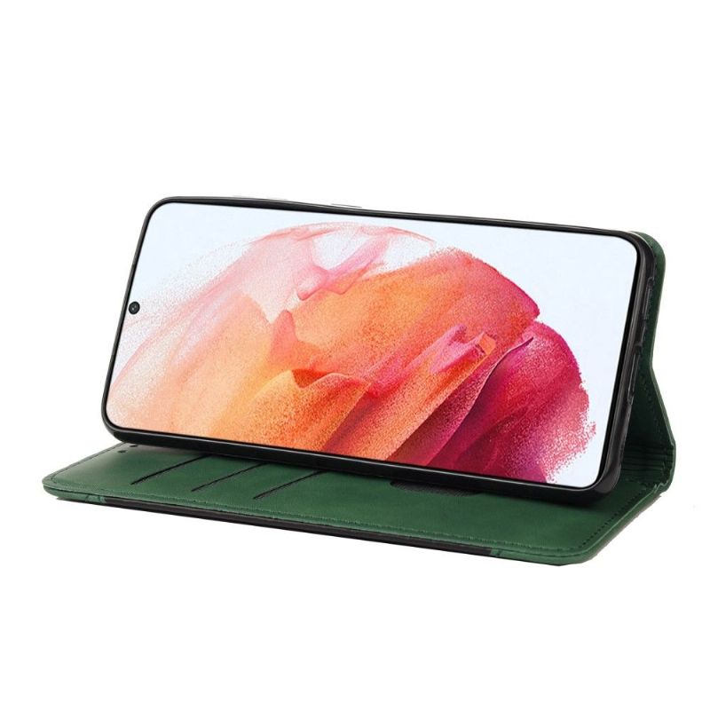 Flipové Pouzdro Na Samsung Galaxy S21 5G Báječná Umělá Kůže
