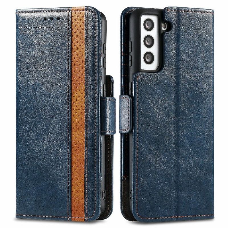Flipové Pouzdro Na Samsung Galaxy S21 5G Kožené Pouzdro Flip Business