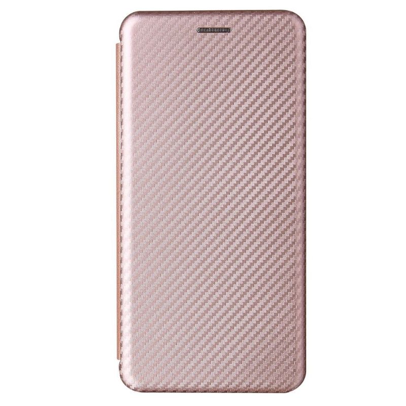 Flipové Pouzdro Na Samsung Galaxy S21 5G Koženka Z Uhlíkových Vláken