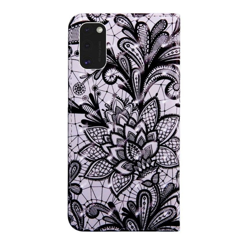 Flipové Pouzdro Na Samsung Galaxy S21 5G Krajkový Květ