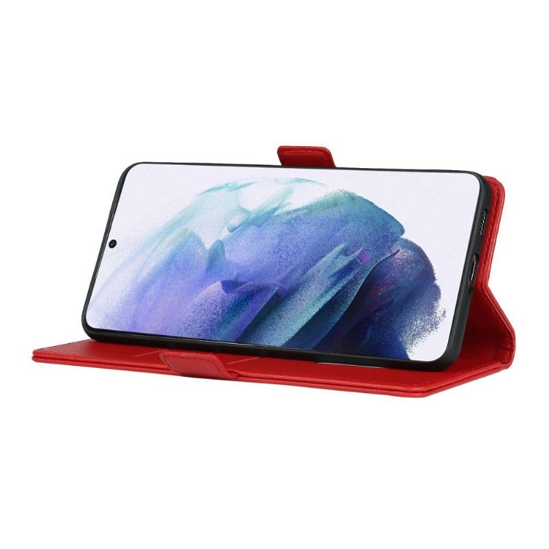 Flipové Pouzdro Na Samsung Galaxy S21 5G Květinové Srdce