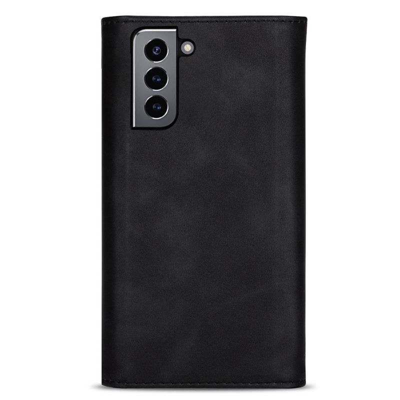 Flipové Pouzdro Na Samsung Galaxy S21 5G Peněženkové Pouzdro Kožený Efekt N.bekus