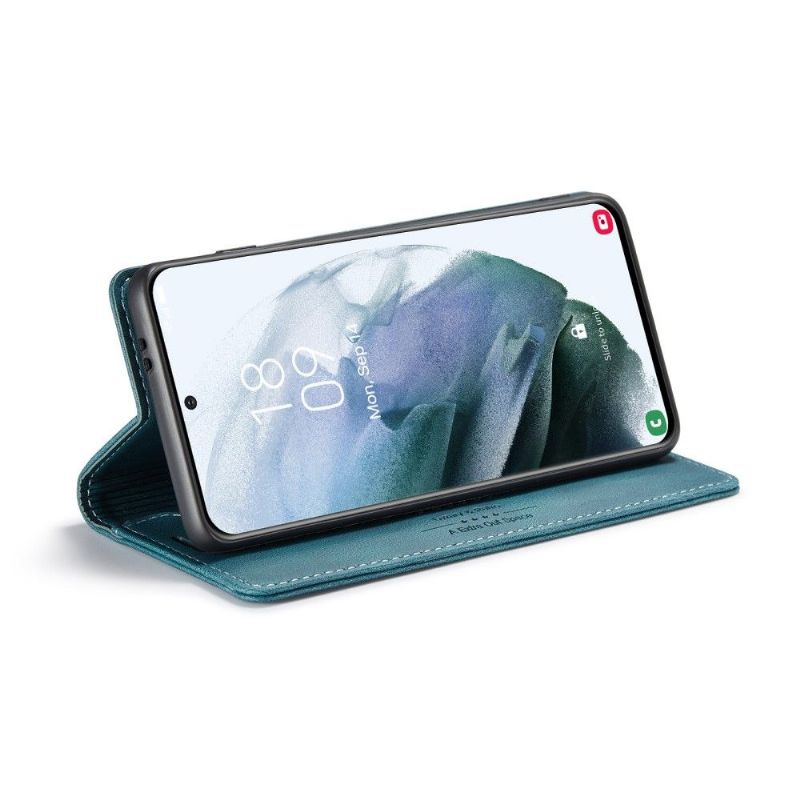 Flipové Pouzdro Na Samsung Galaxy S21 5G Umělá Kůže Autspace