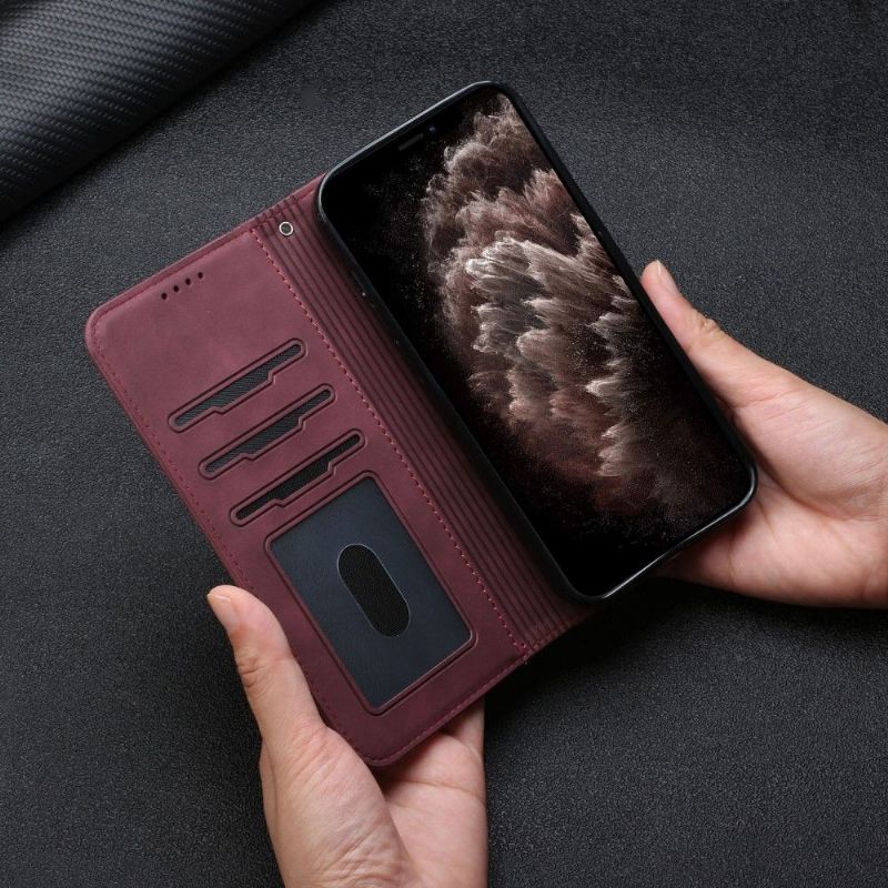 Flipové Pouzdro Na Samsung Galaxy S21 5G Čáry Úsměvu