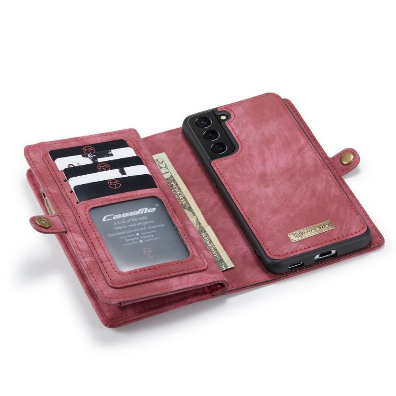 Kryt Flipové Pouzdro Na Samsung Galaxy S21 5G 2v1 Magnetický
