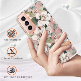 Kryt Na Samsung Galaxy S21 5G Bílá Květinová Gardénie