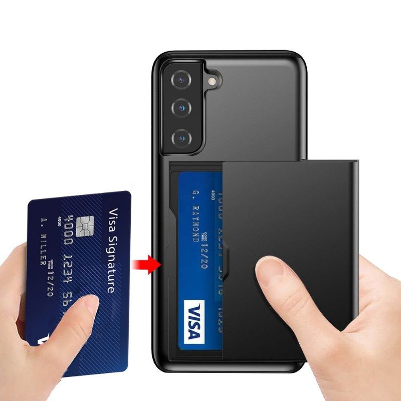 Kryt Na Samsung Galaxy S21 5G Držák Karty S Matným Efektem Locard