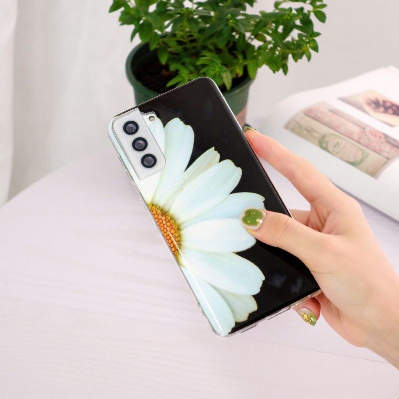 Kryt Na Samsung Galaxy S21 5G Fluorescenční Sedmikráska