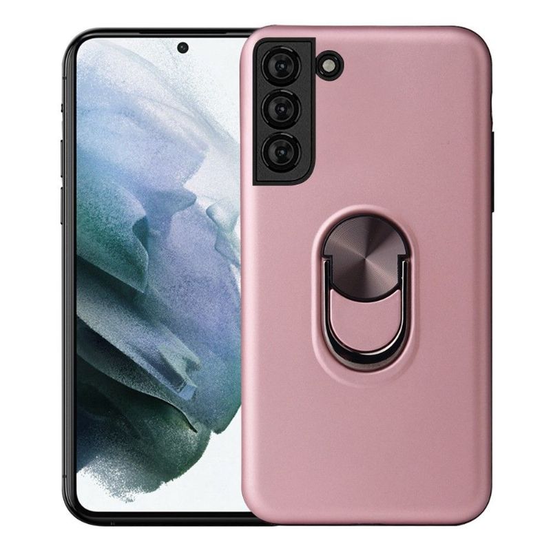 Kryt Na Samsung Galaxy S21 5G Matný Efekt S Podporou Na Zadní Straně
