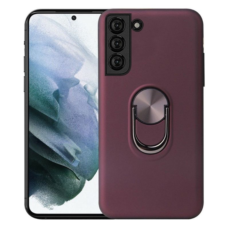 Kryt Na Samsung Galaxy S21 5G Matný Efekt S Podporou Na Zadní Straně