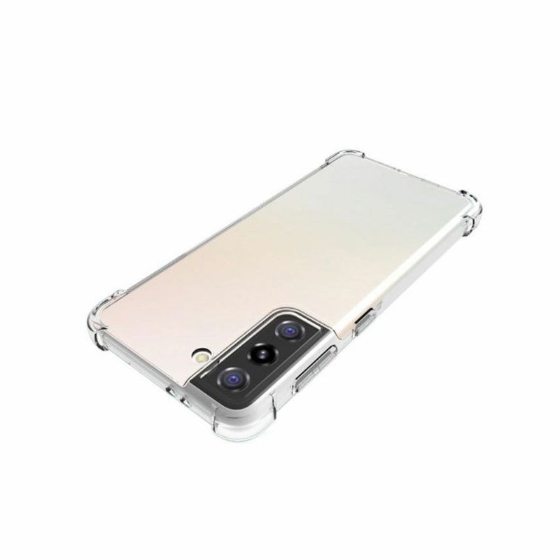 Kryt Na Samsung Galaxy S21 5G Průhledné Zesílené Rohy