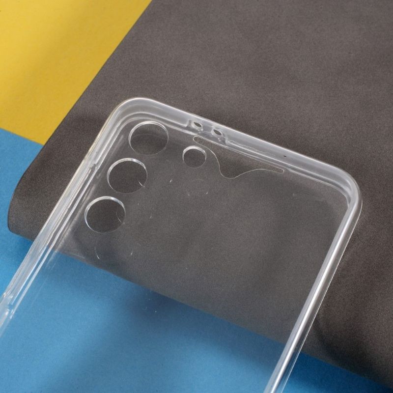 Kryt Na Samsung Galaxy S21 5G Vyčistit Přední A Zadní Stranu
