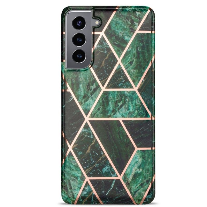 Kryty Na Mobil Na Samsung Galaxy S21 5G Geometrie Mramoru