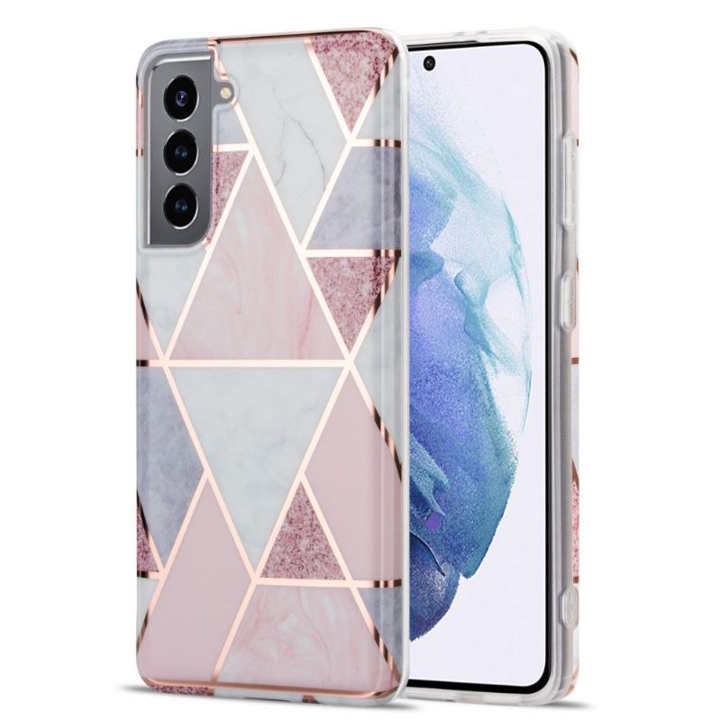 Kryty Na Mobil Na Samsung Galaxy S21 5G Geometrie Mramoru