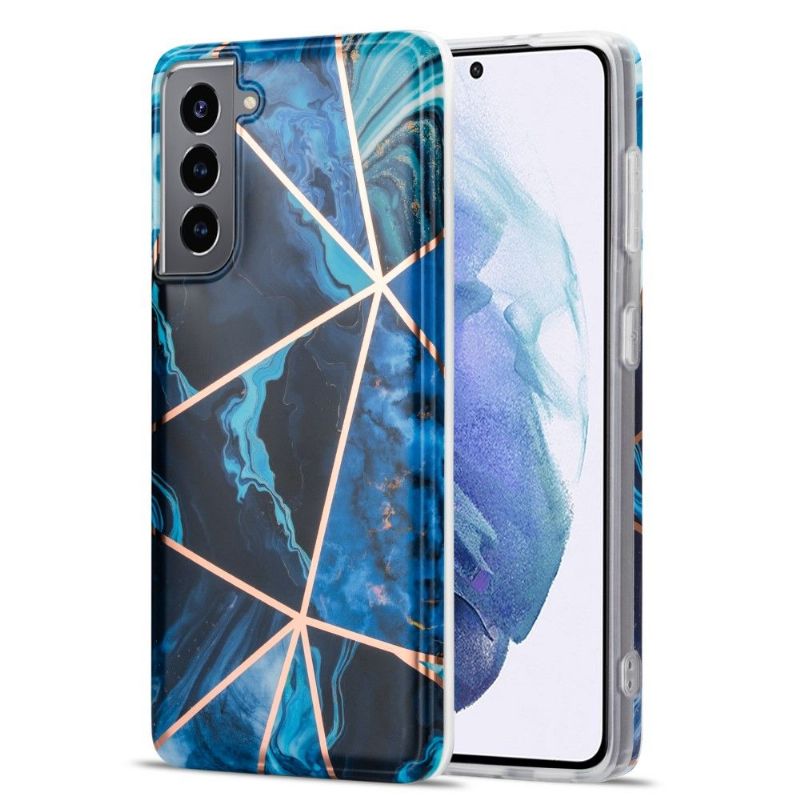 Kryty Na Mobil Na Samsung Galaxy S21 5G Geometrie Mramoru