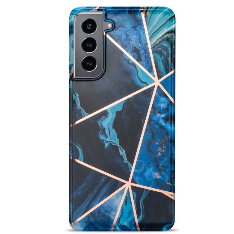 Kryty Na Mobil Na Samsung Galaxy S21 5G Geometrie Mramoru