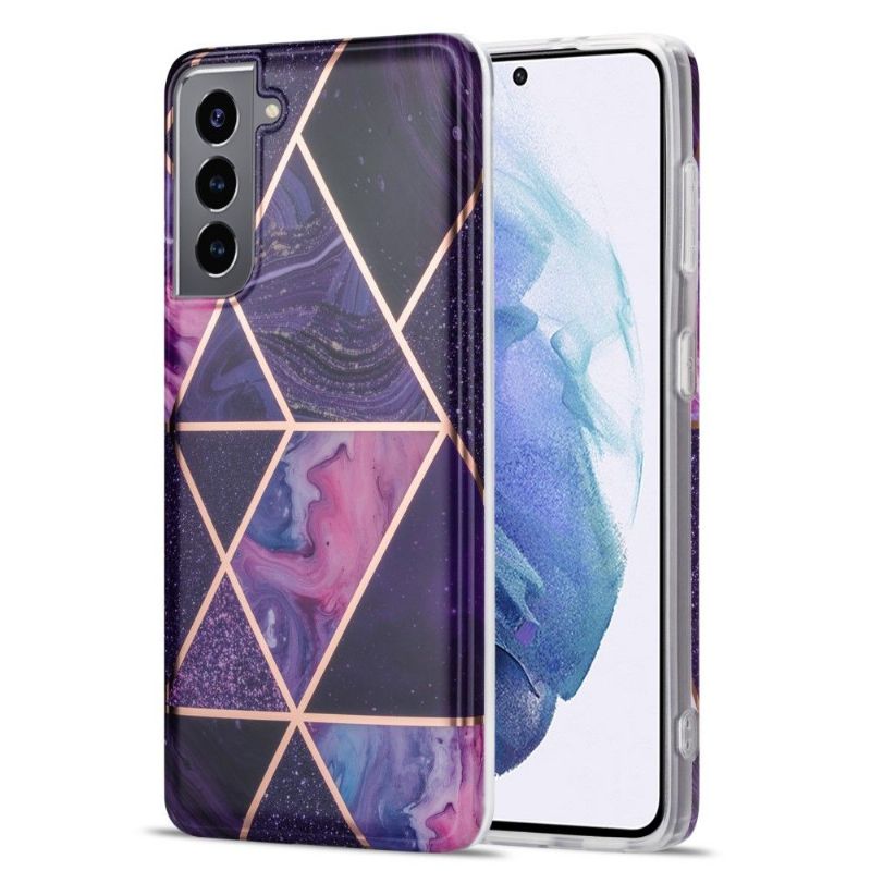 Kryty Na Mobil Na Samsung Galaxy S21 5G Geometrie Mramoru