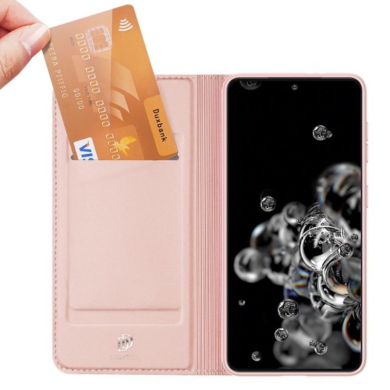 Pouzdra Na Samsung Galaxy S21 5G Obchodní Saténový Efekt