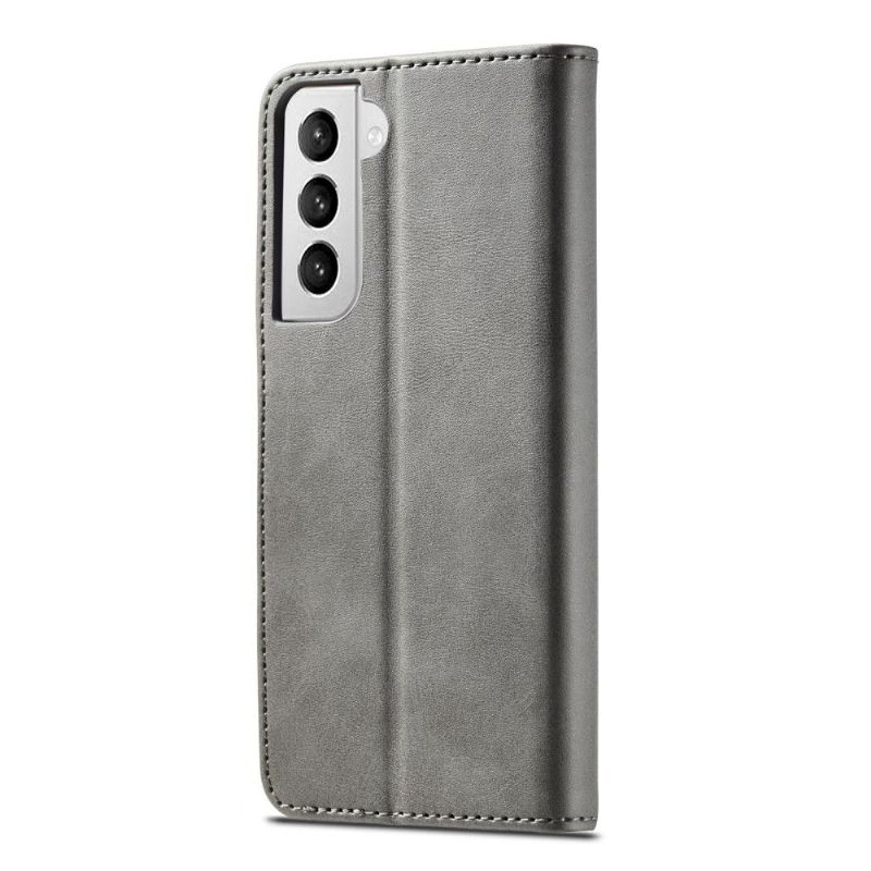 Pouzdra Na Samsung Galaxy S21 5G Peněženkové Pouzdro Kožený Efekt Lc.imeeke