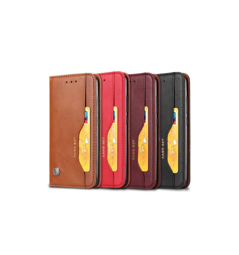 Kožené Pouzdro Folio Na Xiaomi Redmi 6 Kožené Pouzdro Na Karty