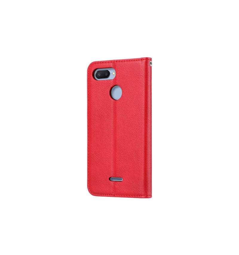 Kožené Pouzdro Folio Na Xiaomi Redmi 6 Kožené Pouzdro Na Karty