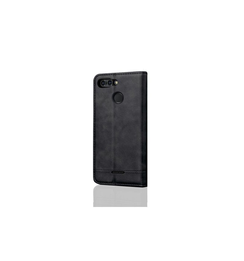 Kožené Pouzdro Folio Na Xiaomi Redmi 6 Nebeské Chytré Retro