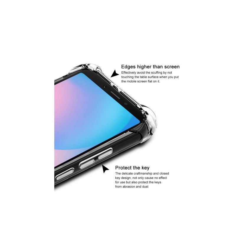 Kryt Na Xiaomi Redmi 6 Čirá Třída Protect + Ochranná Fólie