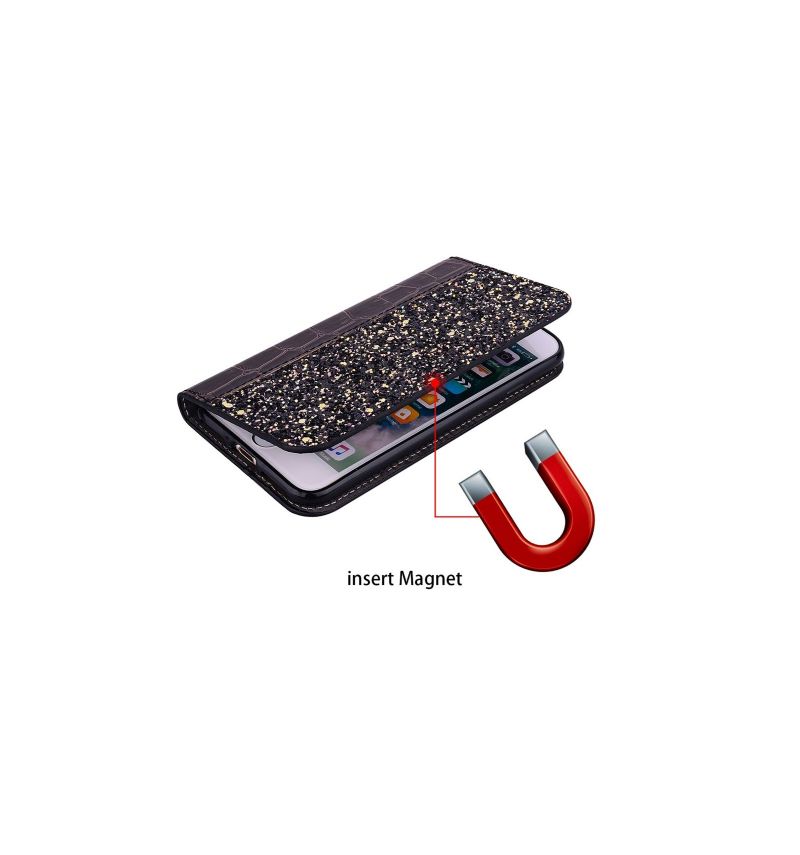 Pouzdra Na Xiaomi Redmi 6 Luxusní Držitel Karty Croco