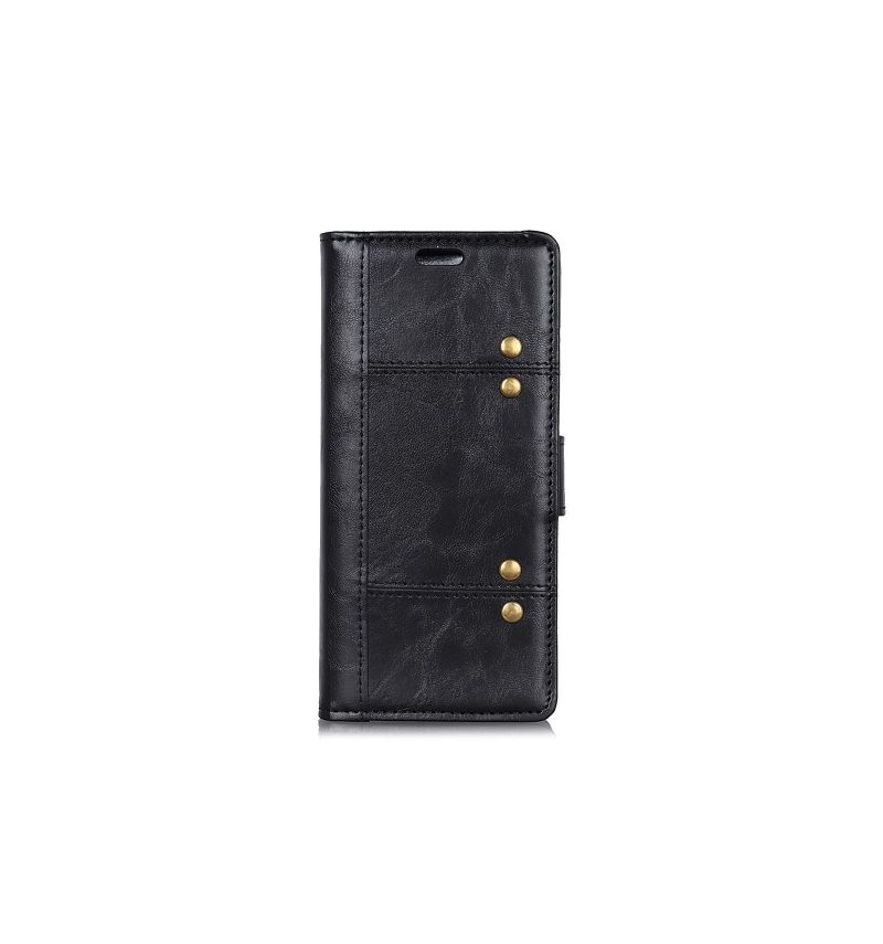 Pouzdra Na Xiaomi Redmi 6 Prémiová Kůže S Nýty