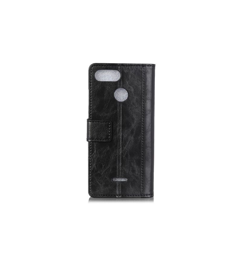 Pouzdra Na Xiaomi Redmi 6 Prémiová Kůže S Nýty