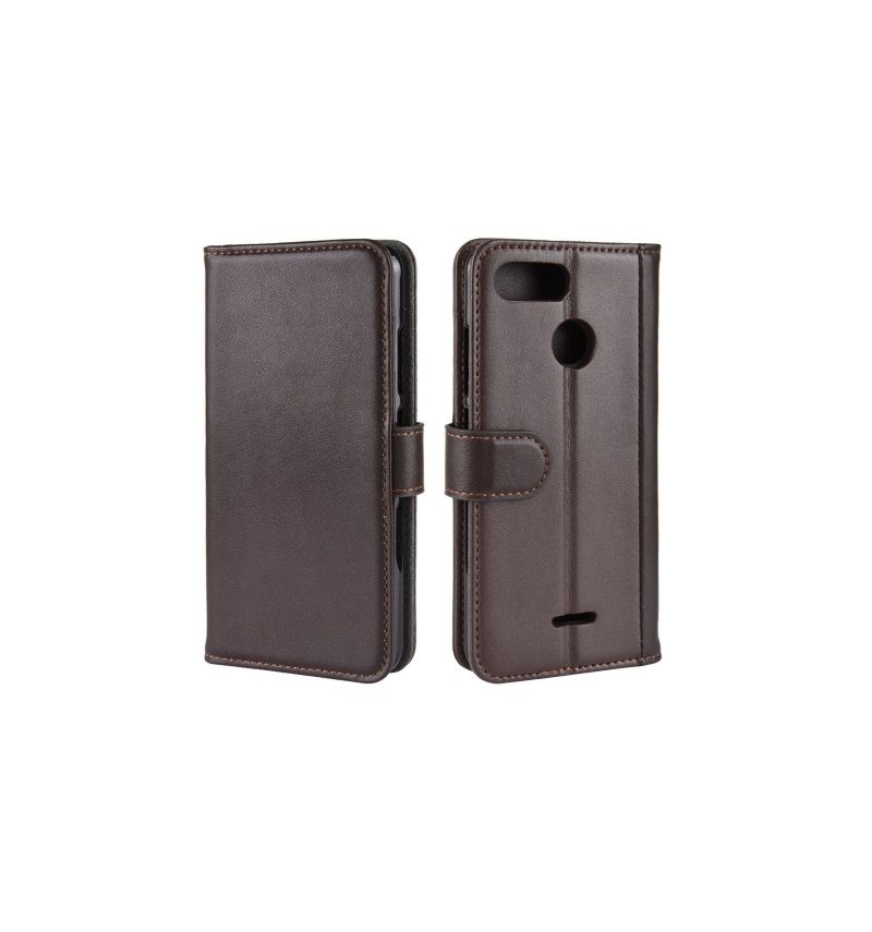 Pouzdra Na Xiaomi Redmi 6 Prémiový Kožený Držitel Karty