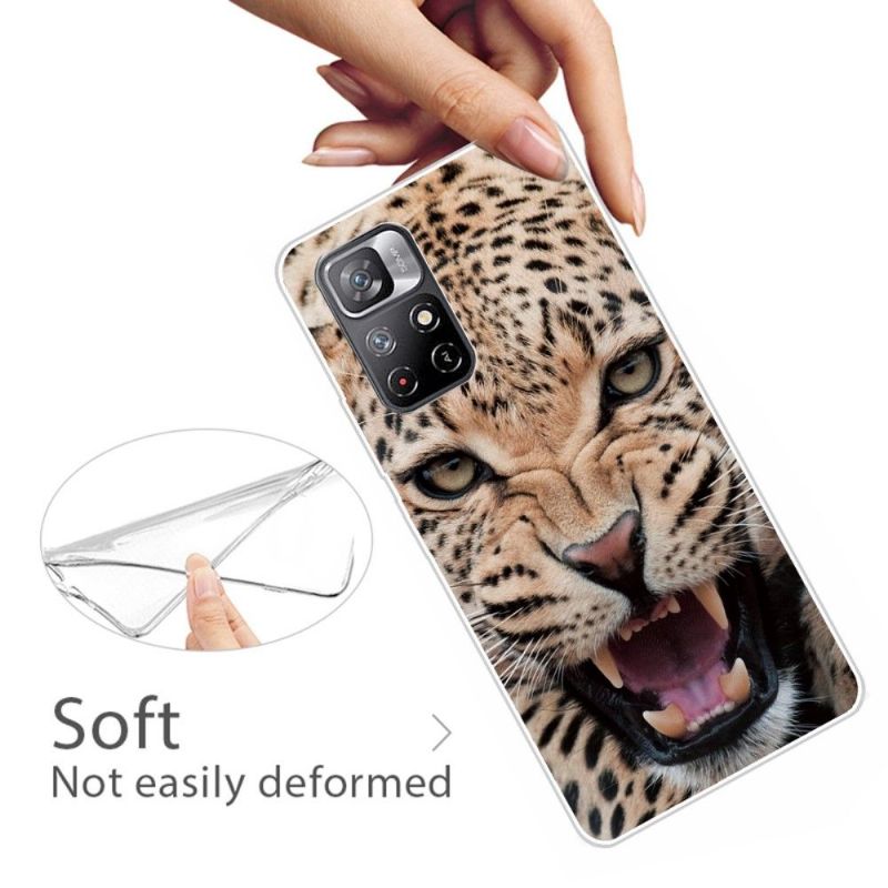 Kryt Na Poco M4 Pro 5G Leopard Řvoucí