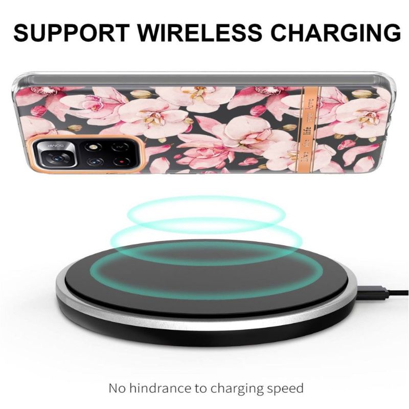 Kryt Na Poco M4 Pro 5G Růžový Květ Gardénie
