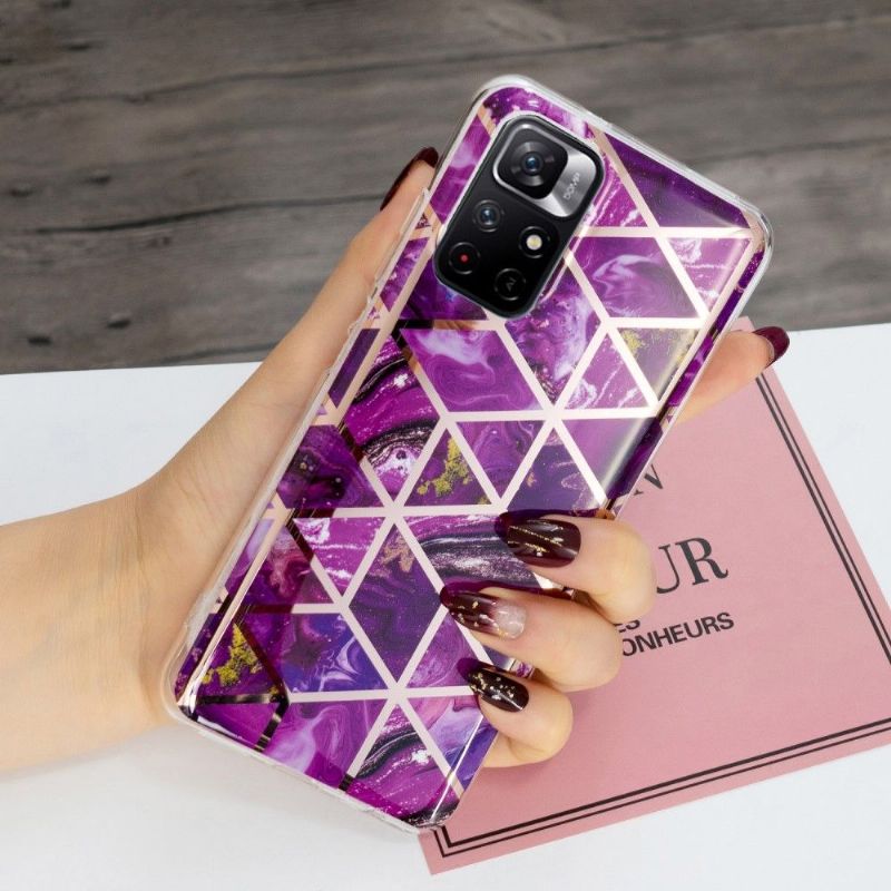 Kryt Na Poco M4 Pro 5G Silikonová Geometrie