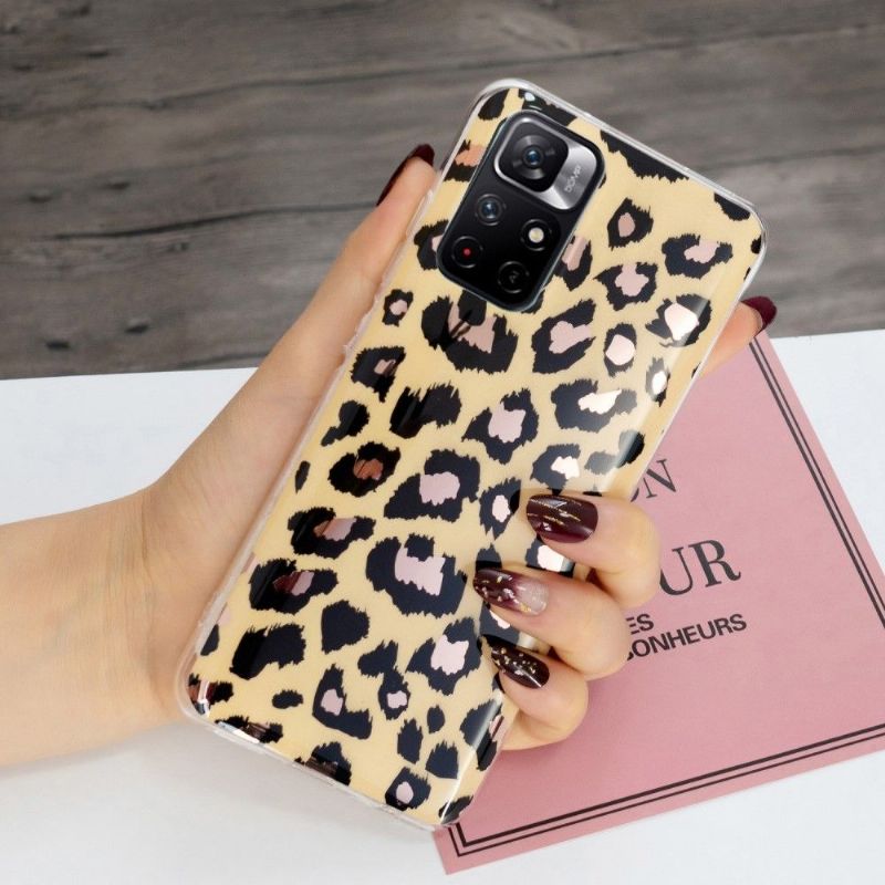 Kryt Na Poco M4 Pro 5G Silikonový Leopard