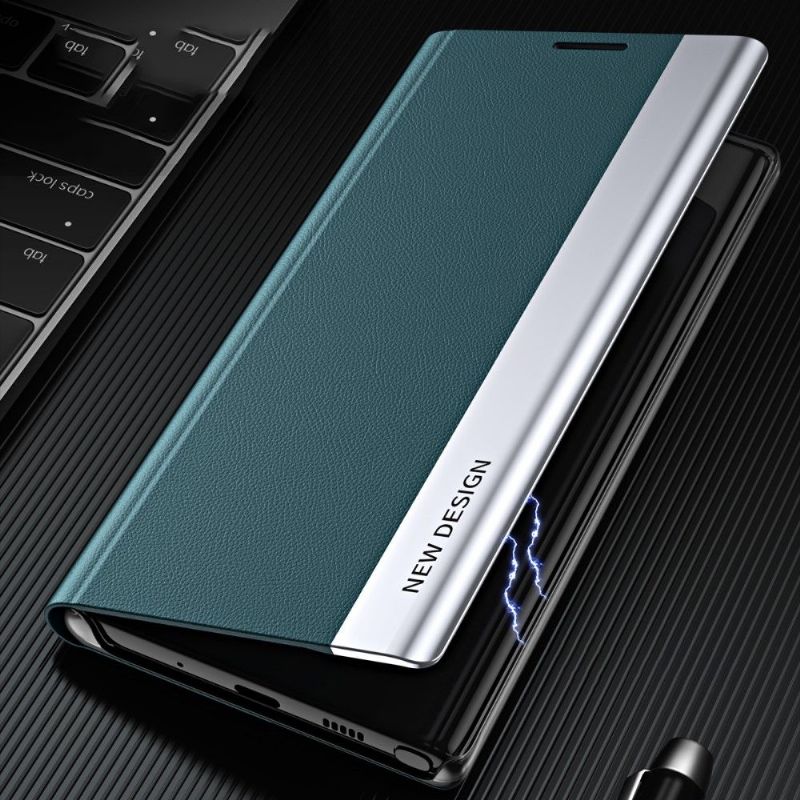 Pouzdra Na Poco M4 Pro 5G Obchodní Magnet S Koženým Efektem