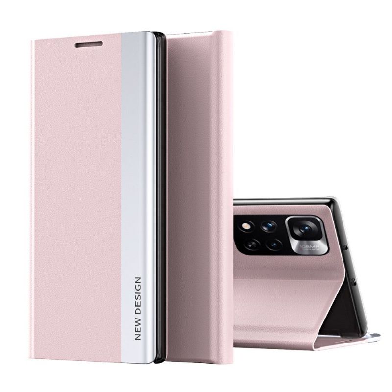 Pouzdra Na Poco M4 Pro 5G Obchodní Magnet S Koženým Efektem
